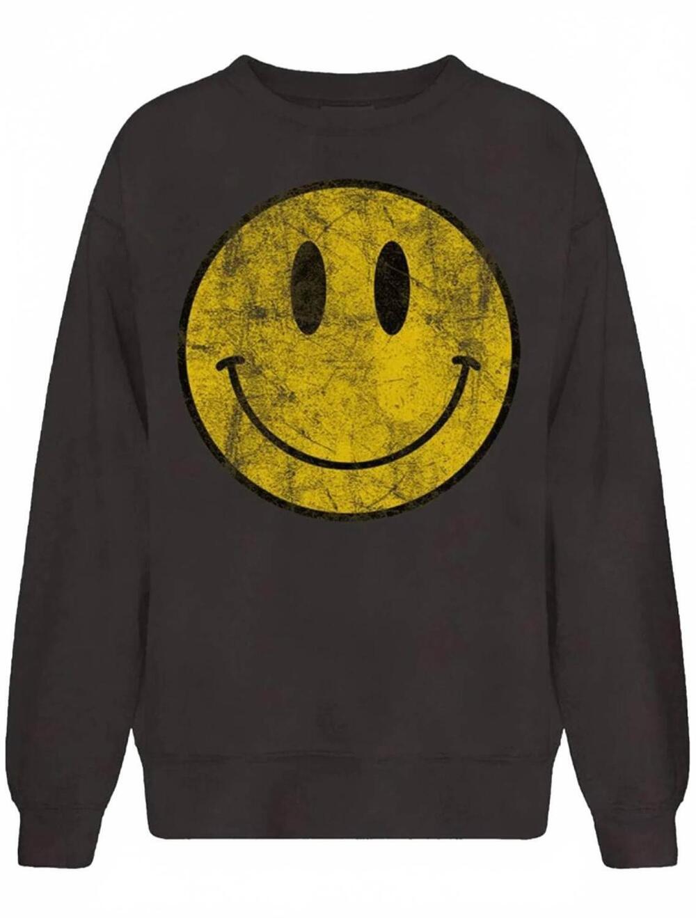 NEW PRINCE PETER girls happy face sweater in black